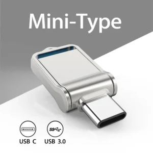 Mini Metal OTG Dual USB Flash Drive