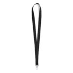 Polyester lanyards china factory black