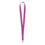 Polyester lanyards china factory purple