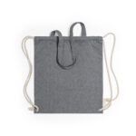 Promotional Recycled Cotton Tote Bag China Suppliers Grey