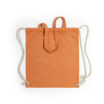 Promotional Recycled Cotton Tote Bag China Suppliers Orange