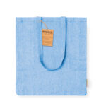 Recycled Cotton Tote Bag china factory baby blue