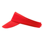 Cotton Visor hat china factory red
