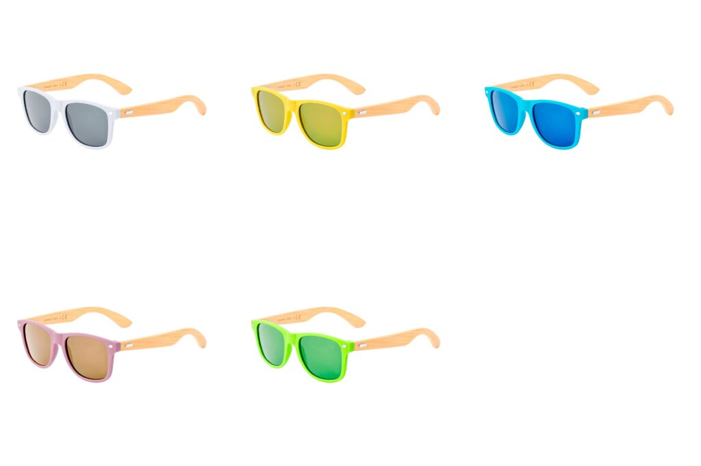 Promotional Bamboo Sunglasses china supplier collage