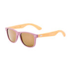 Promotional Bamboo Sunglasses china supplier pink