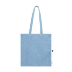 Promotional Recycled Cotton Tote Bag China Manufacturers Blue