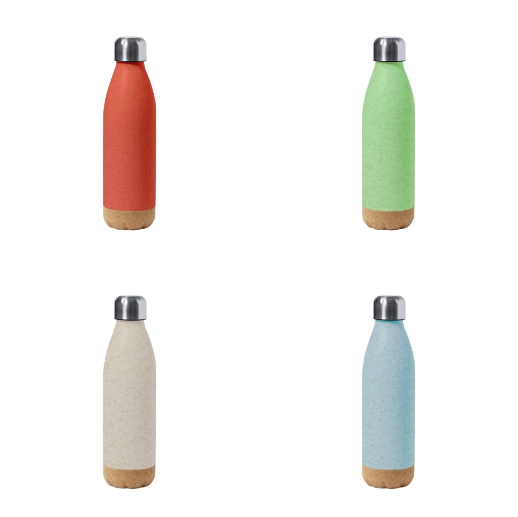 Aluminium bottle with cork China Supplier