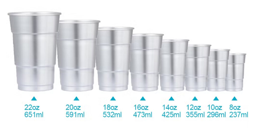 Aluminum Metal Drinking Cups china supplier