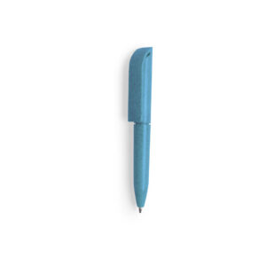 Mini Eco Friendly Wheat Straw Pen China factory blue