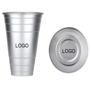 Promotional Aluminum Metal Drinking logo Cups china supplier