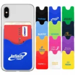Promotional Silicone Card Holder with Custom Logo for Phone
