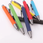 cheap Metal Pen With Custom Logo Rubber Coated Matte