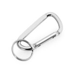 Carabiner Aluminium Keyring Silver