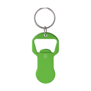 Opener Keyring Coin green