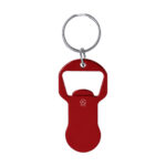 Opener Keyring Coin red