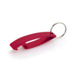 Promotional Metal Opener Keyring bottle red