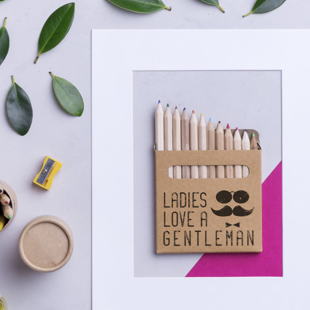 Promotional print logo Pencils Set China Supplier