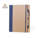 Recycled Cardboard Notebook With Pen