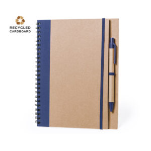 Recycled Cardboard Notebook With Pen