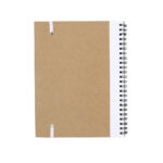 Recycled Cardboard Notebook With Pen back