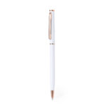 Aluminium ball pen with twist mechanism China Supplier white