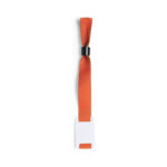 Events bracelet in resistant and soft polyester China factory orange
