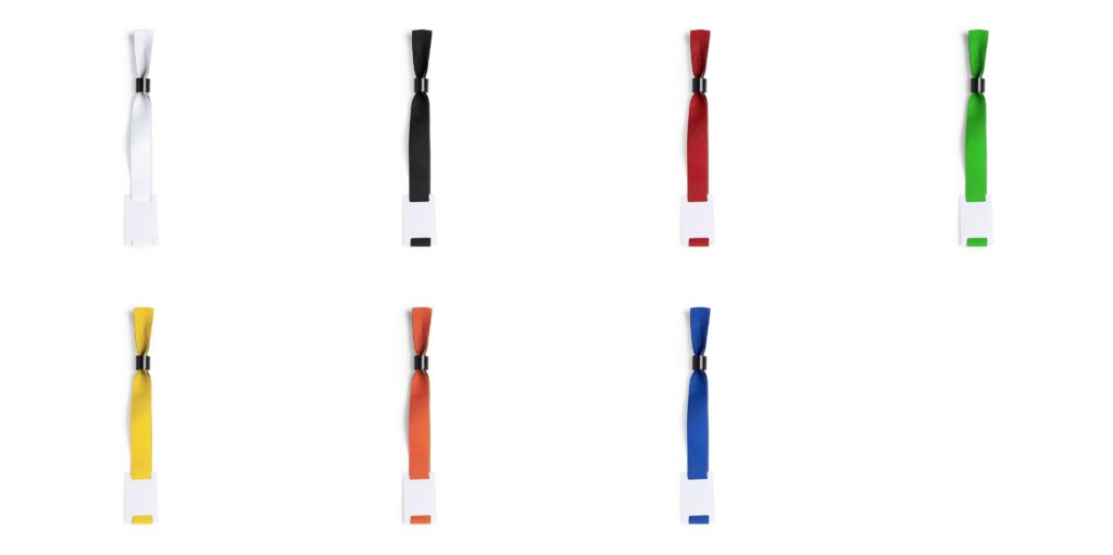 Events bracelet in resistant and soft polyester china factory and wholesales