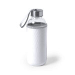 Glass and stainless steel bottle china supplier white