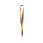 Multicoloured Rainbow lanyard China supplier