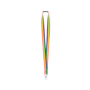 Multicoloured Rainbow lanyard China supplier