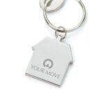 metal house shape keyring China suppliers