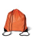 polyester drawstring backpack china supplier wholesale orange