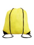 polyester drawstring backpack china supplier wholesale yellow