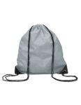 polyester drawstring backpack china supplier wholesales grey