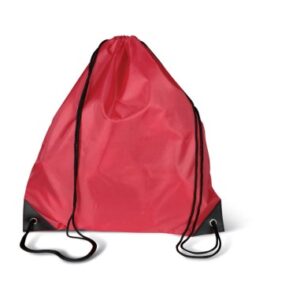 polyester drawstring backpack china supplier wholesales red