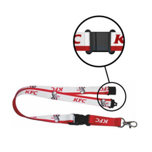 promotional polyester lanyard with an extra-soft finish china supplier